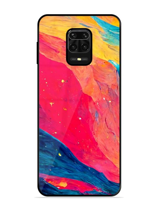 Starry Night Glossy Metal Phone Cover for Xiaomi Redmi Note 10 Lite