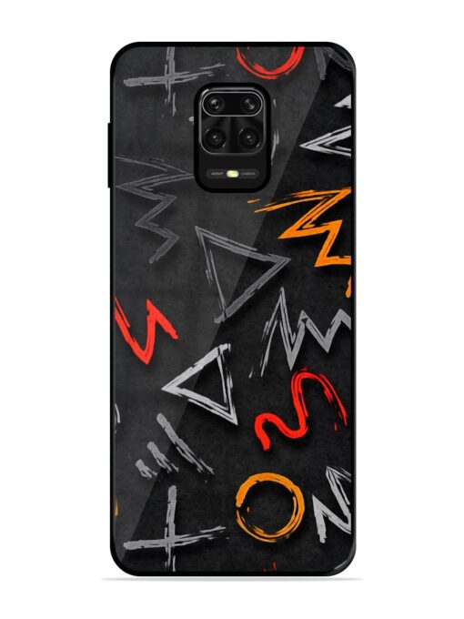 Grungy Graffiti Glossy Metal Phone Cover for Xiaomi Redmi Note 10 Lite