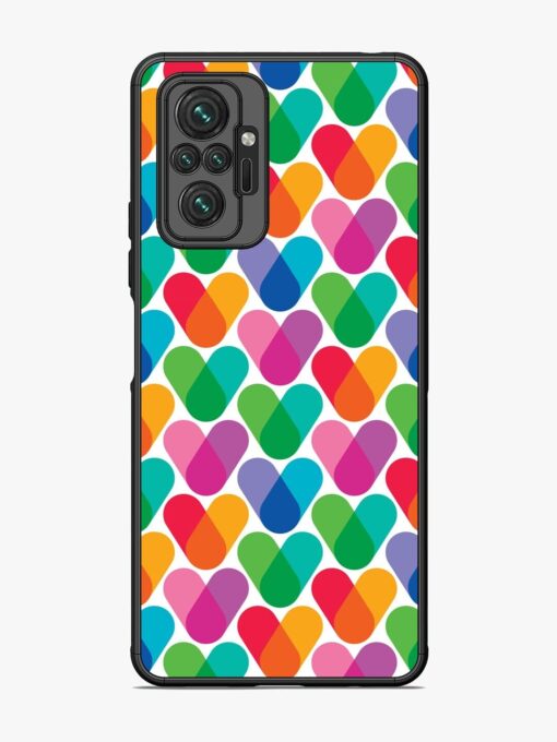 Overlapping Colors Colorful Glossy Metal TPU Phone Cover for Xiaomi Redmi Note 10 Pro Zapvi