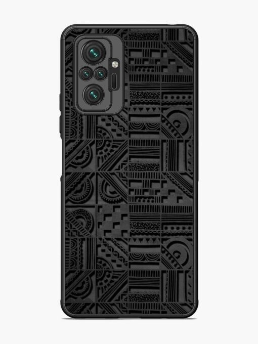 Seamless Pattern Glossy Metal Phone Cover for Xiaomi Redmi Note 10 Pro Zapvi