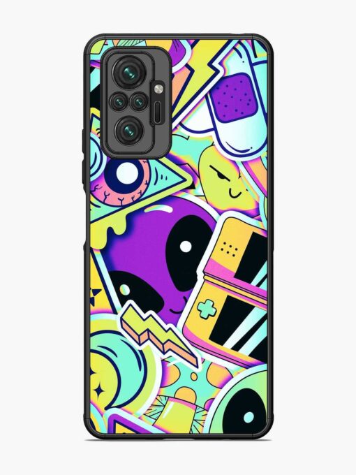 Scratch Art Glossy Metal Phone Cover for Xiaomi Redmi Note 10 Pro Zapvi