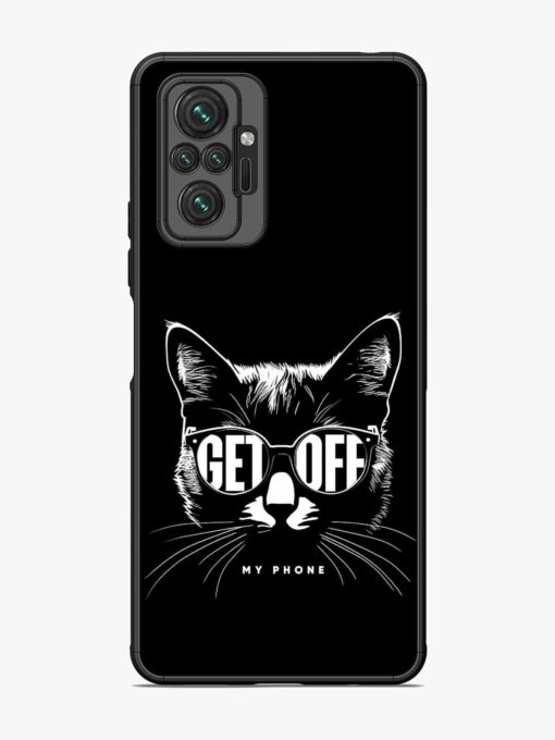 Get Off Glossy Metal TPU Phone Cover for Xiaomi Redmi Note 10 Pro Zapvi