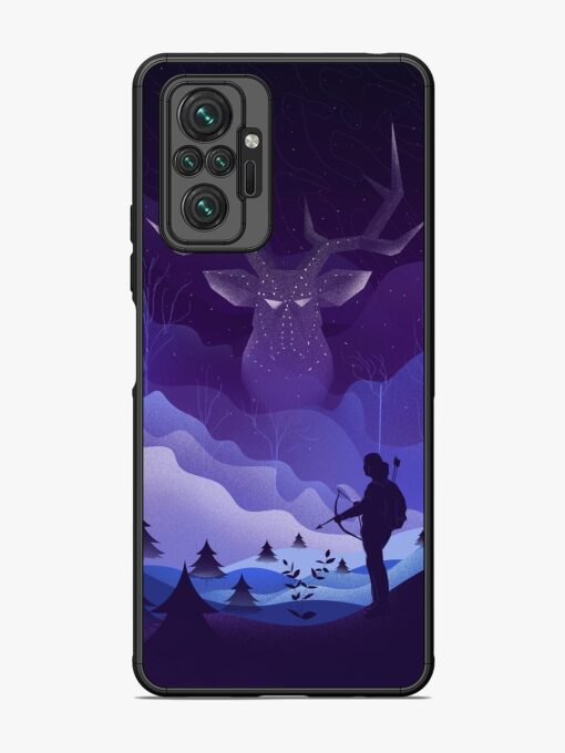 Deer Forest River Glossy Metal Phone Cover for Xiaomi Redmi Note 10 Pro Zapvi