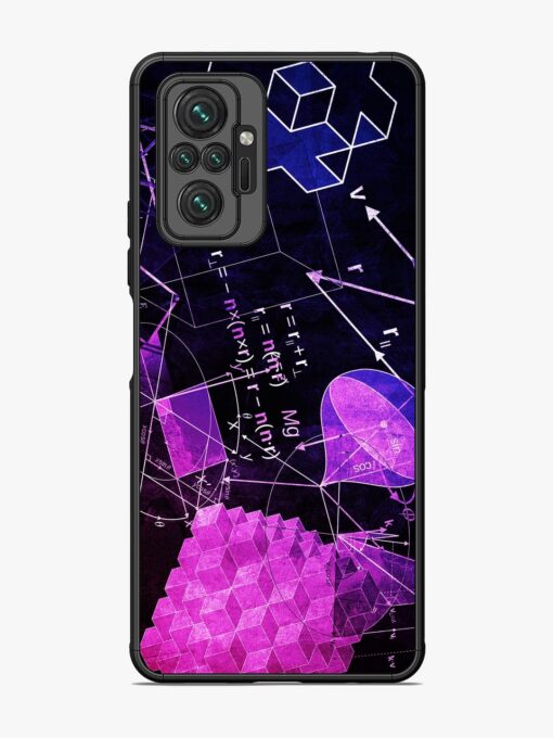 Math Physics Formula Art Glossy Metal Phone Cover for Xiaomi Redmi Note 10 Pro Zapvi