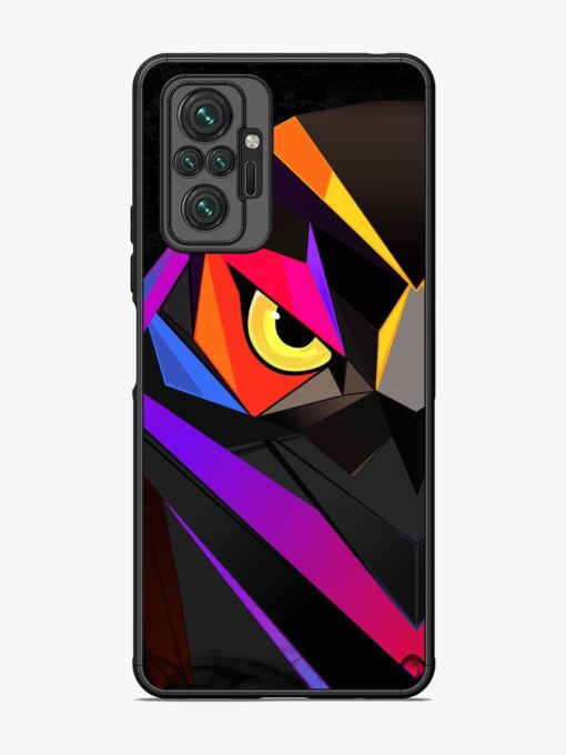 Wpap Owl Glossy Metal Phone Cover for Xiaomi Redmi Note 10 Pro Zapvi