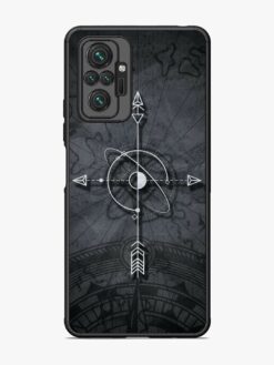 Lighting Cross Glossy Metal Phone Cover for Xiaomi Redmi Note 10 Pro Max