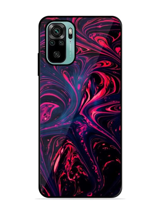 Abstract Background Glossy Metal Phone Cover for Xiaomi Redmi Note 10S Zapvi