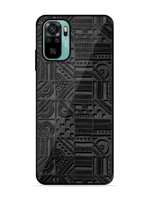 Seamless Pattern Glossy Metal Phone Cover for Xiaomi Redmi Note 10S Zapvi