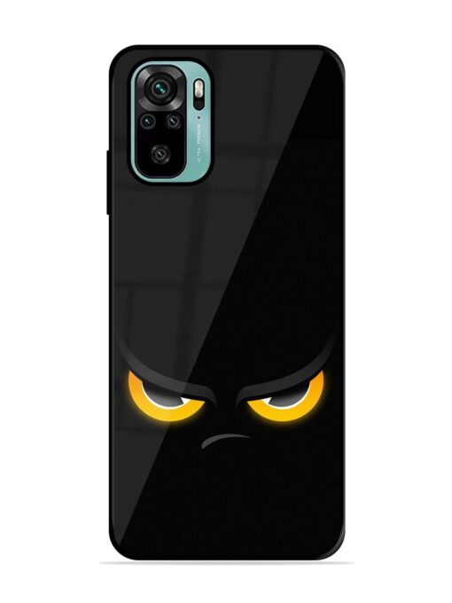 Scary Yellow Eye Glossy Metal TPU Phone Cover for Xiaomi Redmi Note 10S