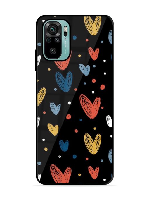 Happy Valentines Day Glossy Metal TPU Phone Cover for Xiaomi Redmi Note 10S Zapvi