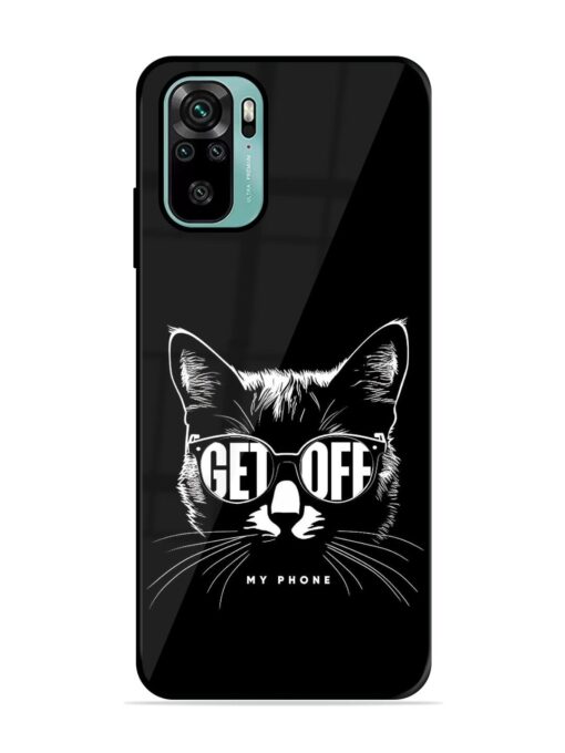 Get Off Glossy Metal TPU Phone Cover for Xiaomi Redmi Note 10S Zapvi