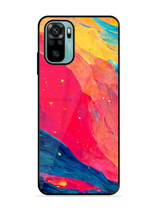 Starry Night Glossy Metal Phone Cover for Xiaomi Redmi Note 10S Zapvi