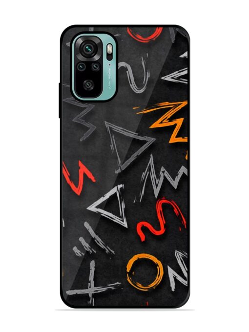 Grungy Graffiti Glossy Metal Phone Cover for Xiaomi Redmi Note 10S