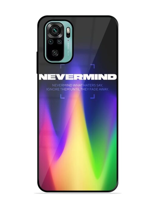 Nevermind Glossy Metal Phone Cover for Xiaomi Redmi Note 10S Zapvi