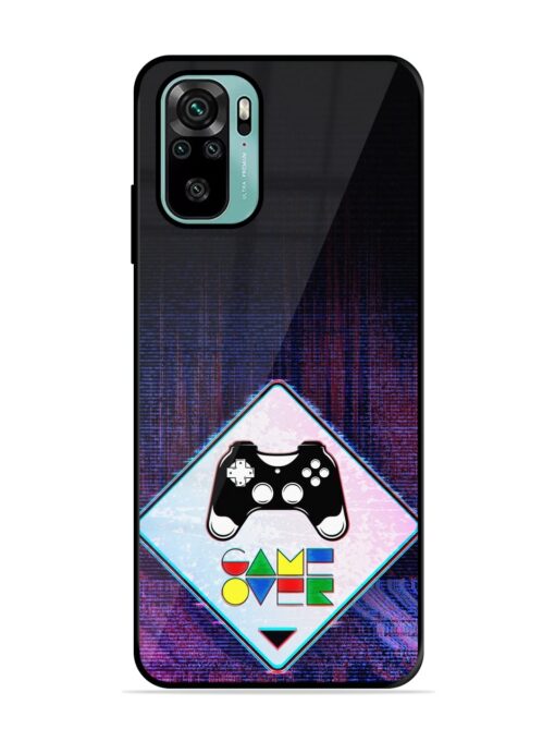 Game Over Glossy Metal Phone Cover for Xiaomi Redmi Note 10S