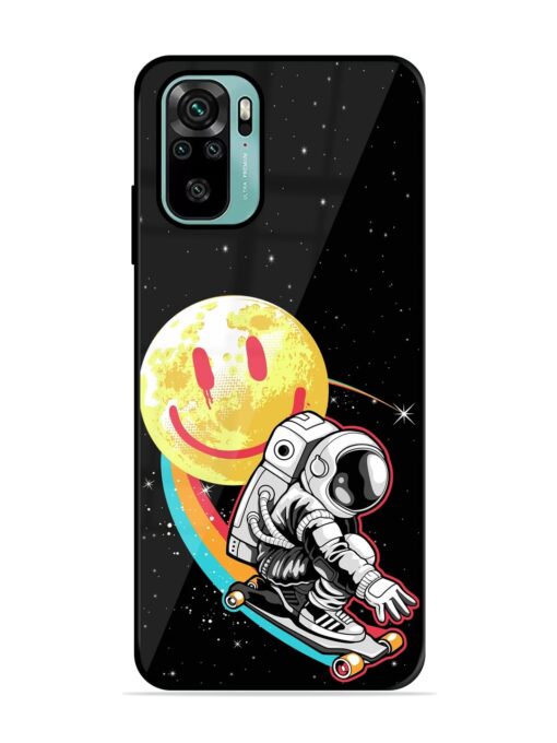 Astronaut Art Glossy Metal Phone Cover for Xiaomi Redmi Note 10S Zapvi