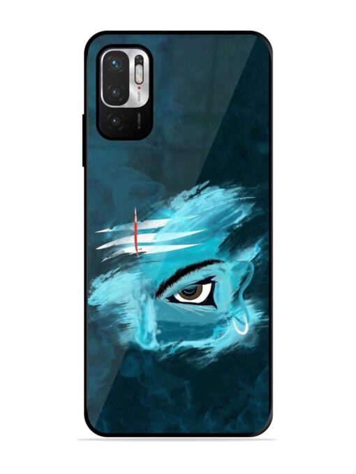 Lord Shiva Glossy Metal Phone Cover for Xiaomi Redmi Note 10T (5G)