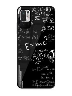 E=Mc2 Mass?Energy Equivalence Glossy Metal Phone Cover for Xiaomi Redmi Note 10T (5G)