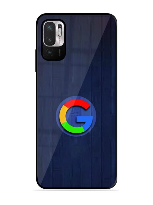 Google Logo Printed Glossy Metal TPU Phone Cover for Xiaomi Redmi Note 10T (5G)