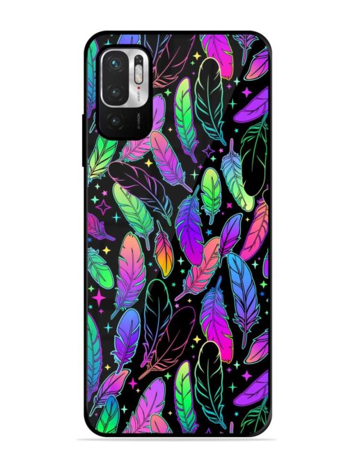 Bright Multi Colored Seamless Glossy Metal Phone Cover for Xiaomi Redmi Note 10T (5G) Zapvi