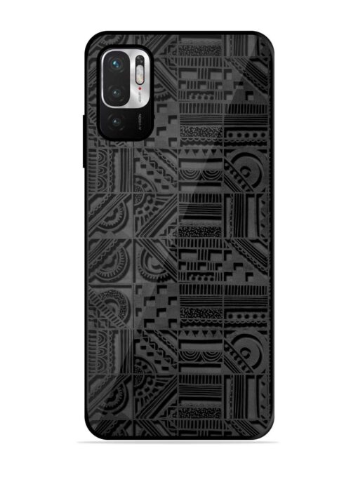 Seamless Pattern Glossy Metal Phone Cover for Xiaomi Redmi Note 10T (5G)