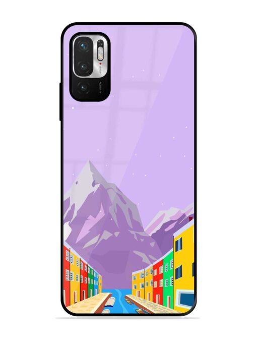 Venice City Illustration Glossy Metal Phone Cover for Xiaomi Redmi Note 10T (5G)