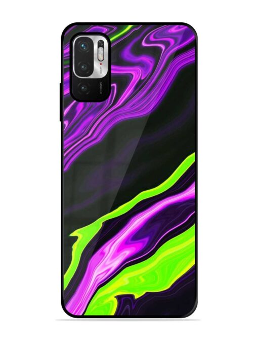 Bright Fluid Violet Glossy Metal Phone Cover for Xiaomi Redmi Note 10T (5G) Zapvi