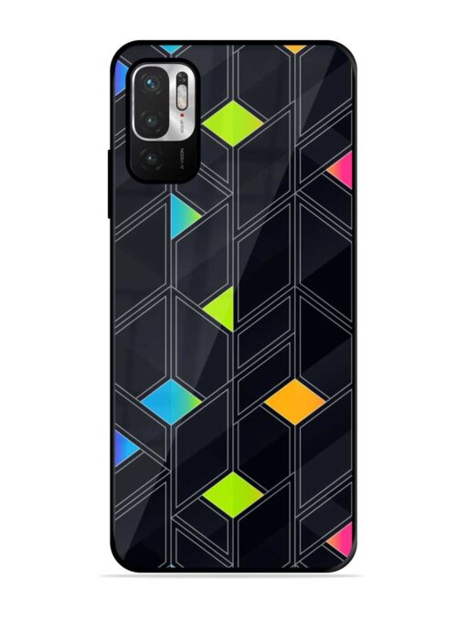 Abstract Mosaic Seamless Glossy Metal Phone Cover for Xiaomi Redmi Note 10T (5G)