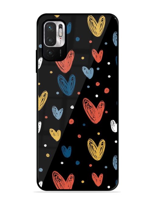 Happy Valentines Day Glossy Metal TPU Phone Cover for Xiaomi Redmi Note 10T (5G)