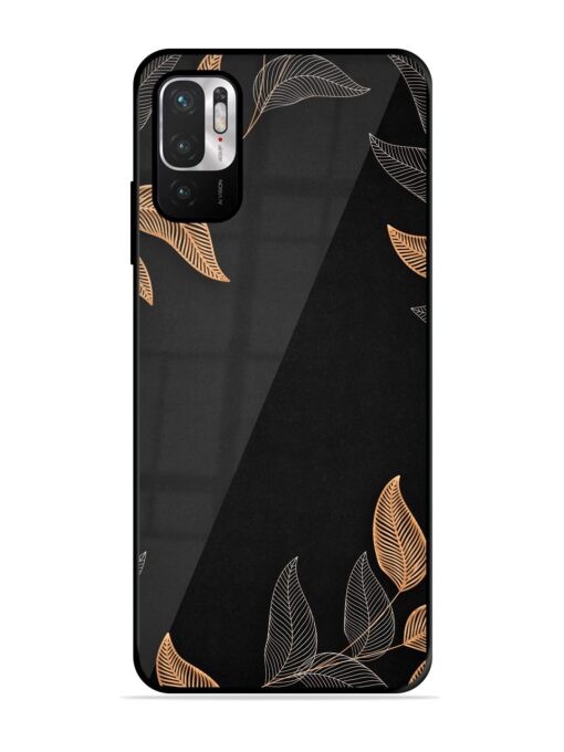 Foliage Art Glossy Metal Phone Cover for Xiaomi Redmi Note 10T (5G) Zapvi