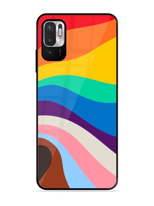 Minimal Pride Art Glossy Metal Phone Cover for Xiaomi Redmi Note 10T (5G)