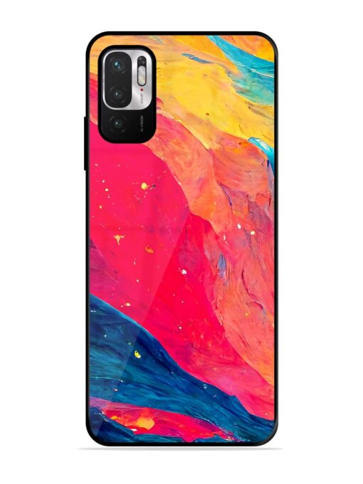 Starry Night Glossy Metal Phone Cover for Xiaomi Redmi Note 10T (5G) Zapvi