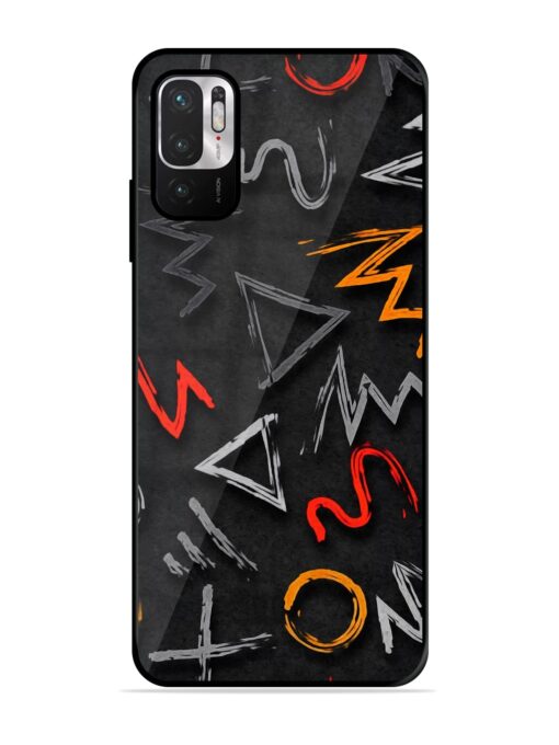 Grungy Graffiti Glossy Metal Phone Cover for Xiaomi Redmi Note 10T (5G) Zapvi