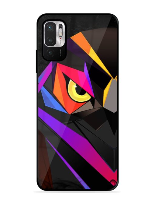 Wpap Owl Glossy Metal Phone Cover for Xiaomi Redmi Note 10T (5G) Zapvi