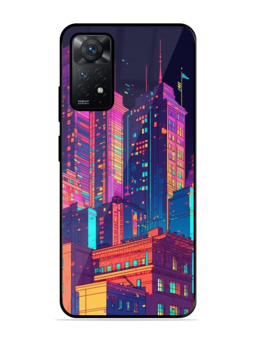 City View Glossy Metal Phone Cover for Xiaomi Redmi Note 11