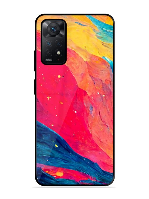 Starry Night Glossy Metal Phone Cover for Xiaomi Redmi Note 11