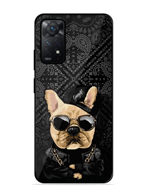 Gangsta Cool Sunmetales Dog Glossy Metal Phone Cover for Xiaomi Redmi Note 11