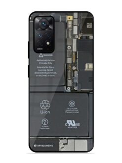 Phone Insider Glossy Metal Phone Cover for Xiaomi Redmi Note 11 Pro (4G)