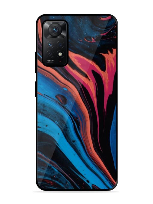 Liquefied Art Glossy Metal TPU Phone Cover for Xiaomi Redmi Note 11 Pro (5G) Zapvi