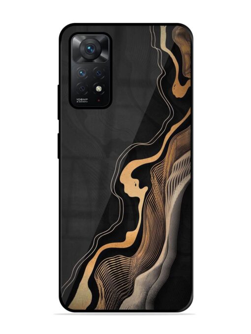 Abstract Art Glossy Metal TPU Phone Cover for Xiaomi Redmi Note 11 Pro Plus (5G) Zapvi