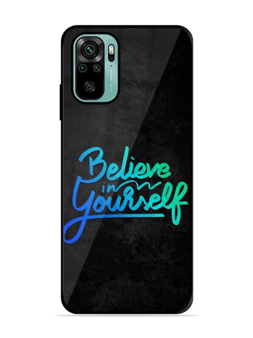 Believe In Yourself Glossy Metal Phone Cover for Xiaomi Redmi Note 11 Se Zapvi