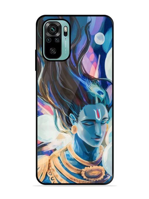 Bhagwan Sri Krishna Glossy Metal Phone Cover for Xiaomi Redmi Note 11 Se Zapvi