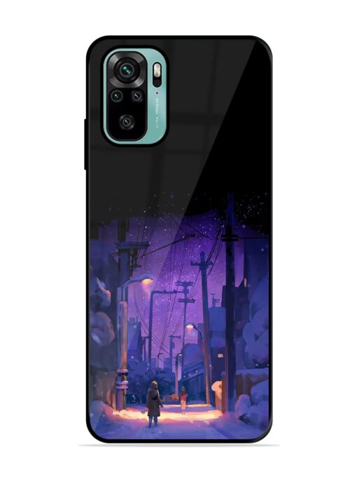 Winter Anime Art Glossy Metal Phone Cover for Xiaomi Redmi Note 11 Se Zapvi