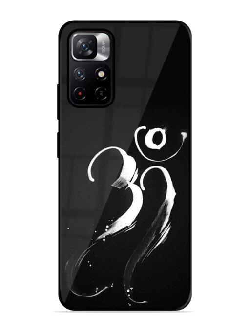 Om Logo Glossy Metal Phone Cover for Xiaomi Redmi Note 11T (5G) Zapvi