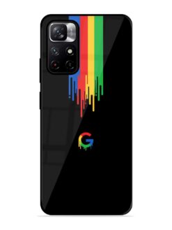 Google Logo Glossy Metal Phone Cover for Xiaomi Redmi Note 11T (5G)