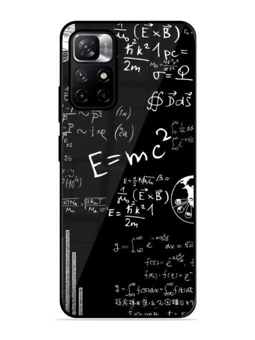 E=Mc2 Mass?Energy Equivalence Glossy Metal Phone Cover for Xiaomi Redmi Note 11T (5G)