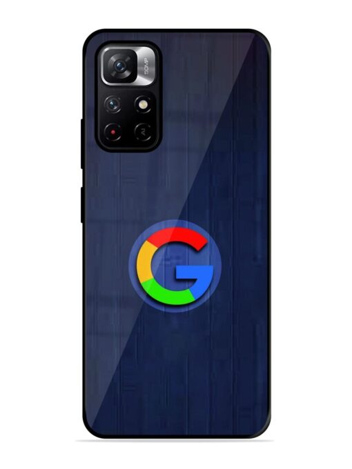 Google Logo Printed Glossy Metal TPU Phone Cover for Xiaomi Redmi Note 11T (5G) Zapvi