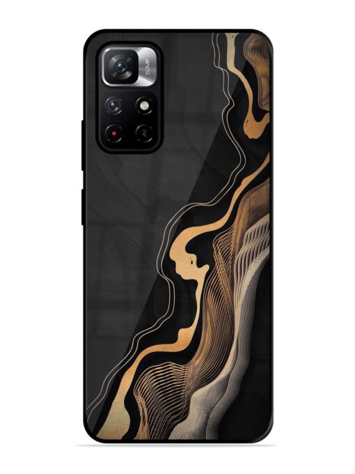 Abstract Art Glossy Metal TPU Phone Cover for Xiaomi Redmi Note 11T (5G) Zapvi