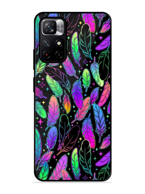 Bright Multi Colored Seamless Glossy Metal Phone Cover for Xiaomi Redmi Note 11T (5G) Zapvi