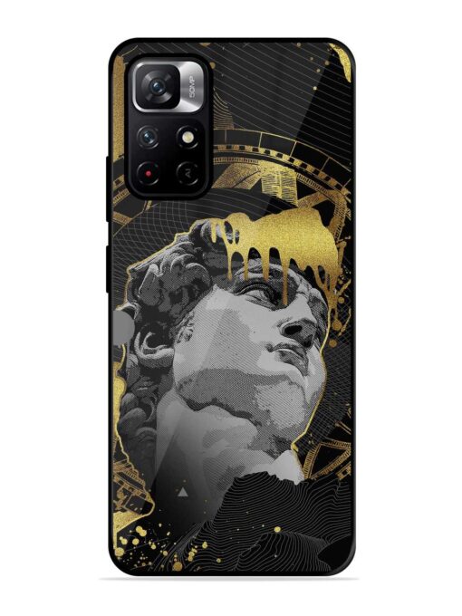 Roman Face Glossy Metal Phone Cover for Xiaomi Redmi Note 11T (5G) Zapvi